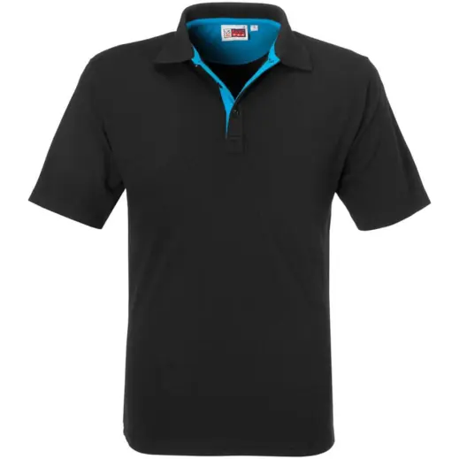 Mens Solo Golf Shirt Aqua
